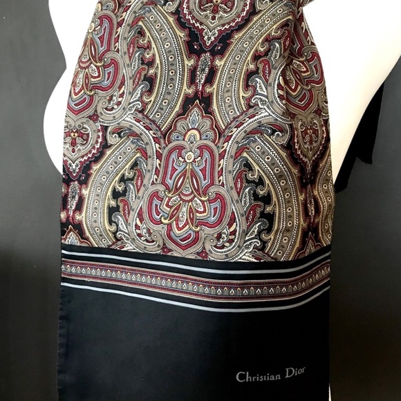 Dior Other - Vintage Monsieur Christian Dior Silk Scarf